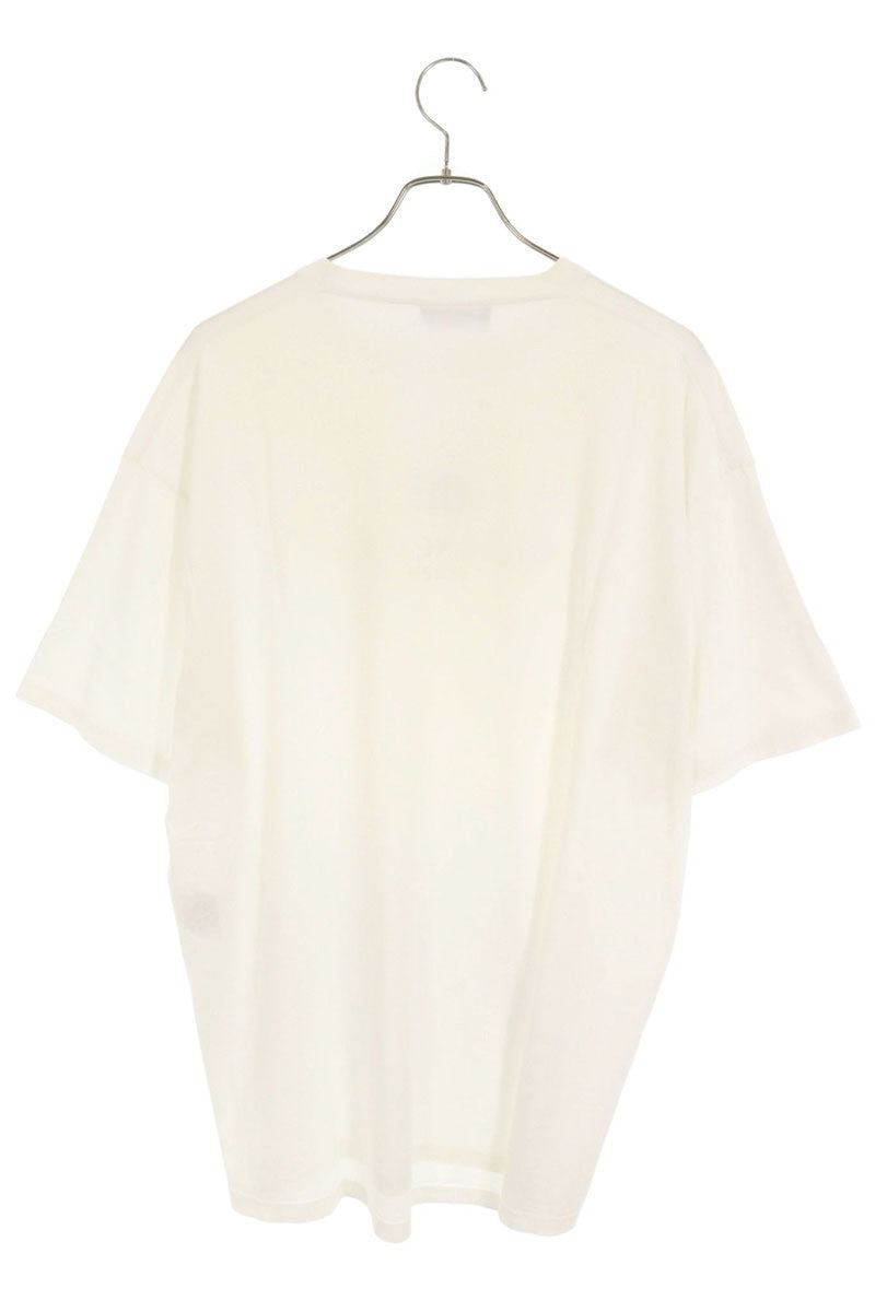 BALENCIAGA White BB Logo Print T-Shirt Size M