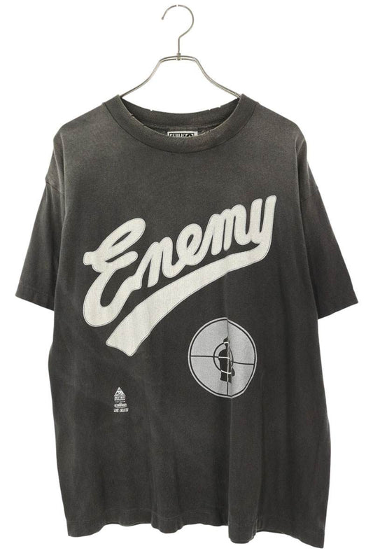 SAINT MICHAEL 24AW Public Enemy Vintage T-Shirt Black Size M