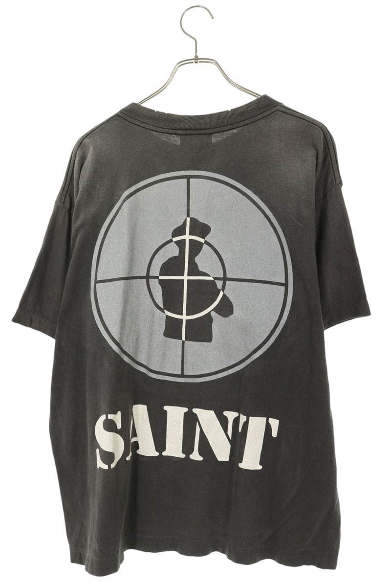 SAINT MICHAEL 24AW Public Enemy Vintage T-Shirt Black Size M