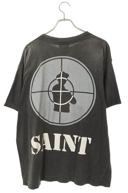 SAINT MICHAEL 24AW Public Enemy Vintage T-Shirt Black Size M