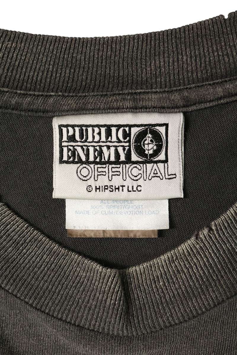 SAINT MICHAEL 24AW Public Enemy Vintage T-Shirt Black Size M