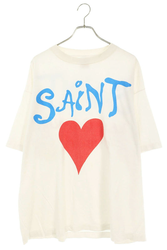 SAINT MICHAEL 26AW Heart Print Vintage T-Shirt Multi Size XL