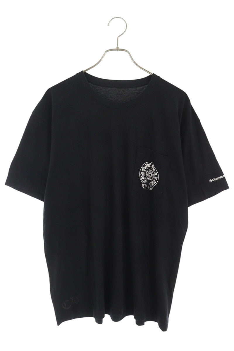 Chrome Hearts Back Horseshoe Print T-Shirt Black Size XL