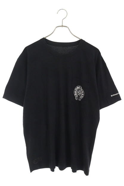 Chrome Hearts Back Horseshoe Print T-Shirt Black Size XL