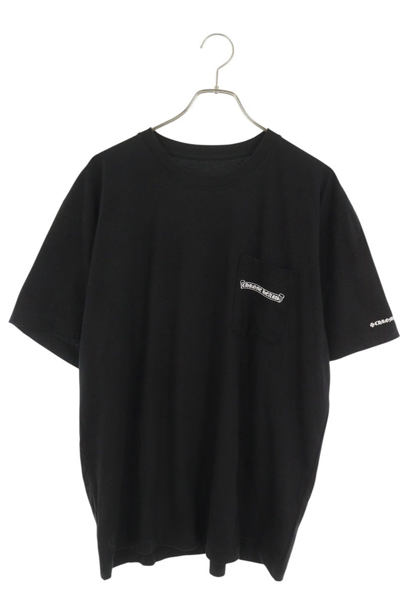 Chrome Hearts CH T-SHRT 1 Back Scroll T-Shirt Black Size XL