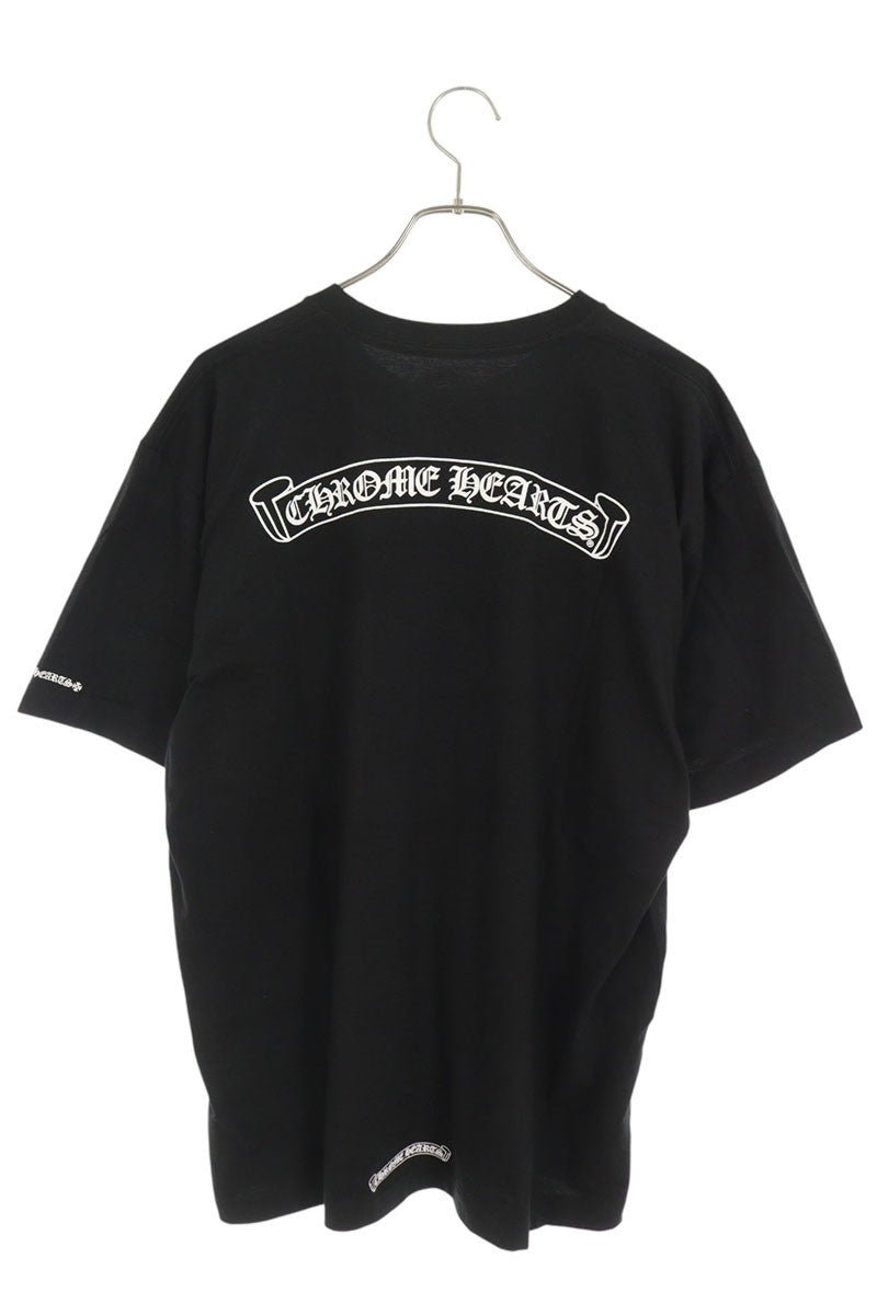 Chrome Hearts CH T-SHRT 1 Back Scroll T-Shirt Black Size XL