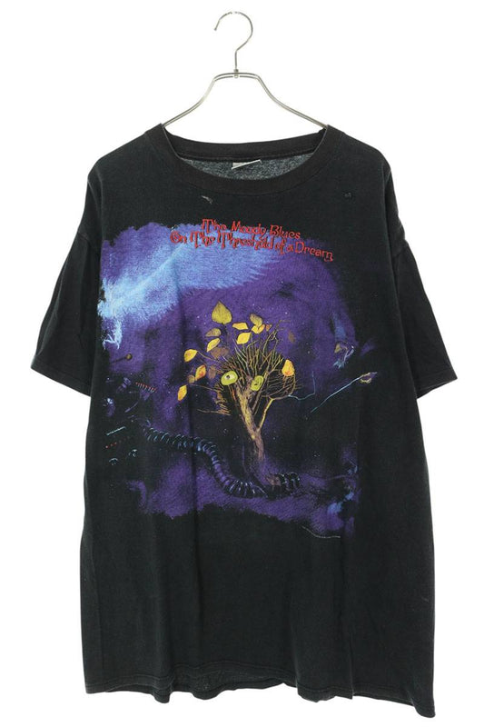 VINTAGE The Moody Blues Band Print T-Shirt Size ONE