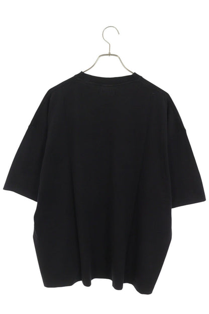 VETEMENTS Graphic Print Cotton T-Shirt Black Size M