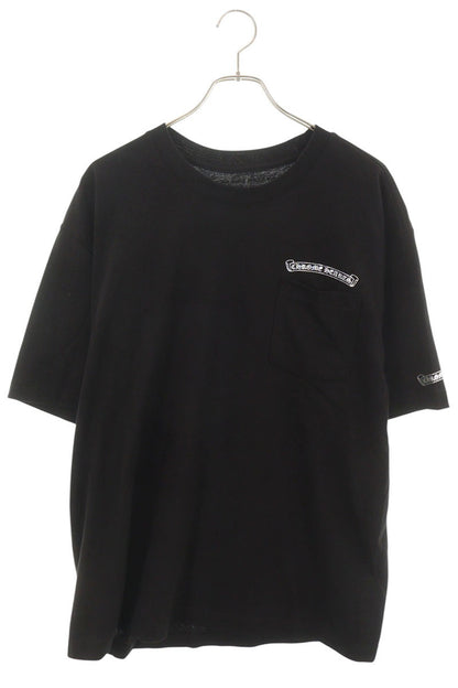 Chrome Hearts Back Scroll Label T-Shirt Black/Silver Size XL