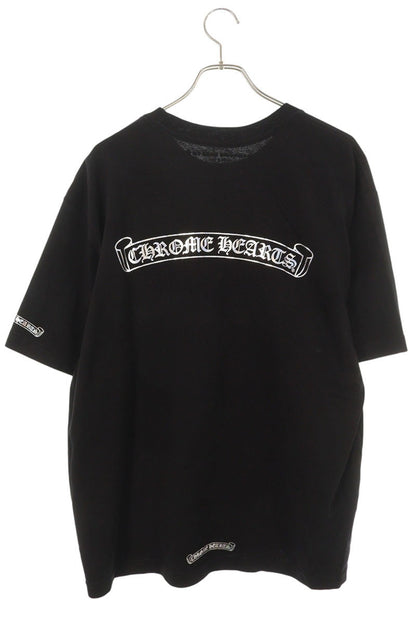 Chrome Hearts Back Scroll Label T-Shirt Black/Silver Size XL