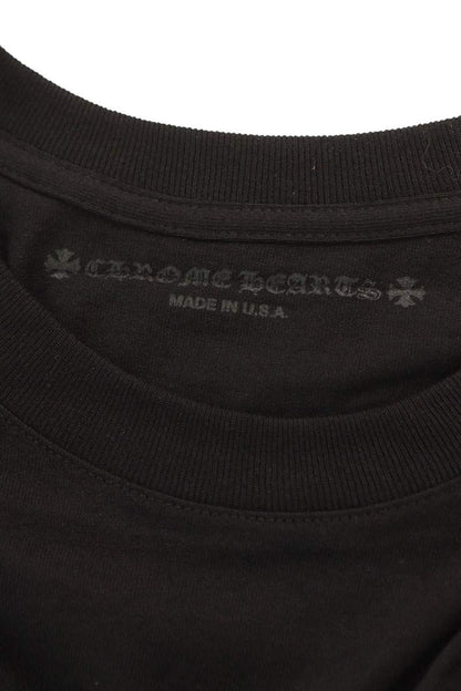 Chrome Hearts Back Scroll Label T-Shirt Black/Silver Size XL