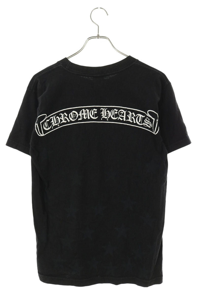 Chrome Hearts VNTG S S Star Scroll T-Shirt Black Size S