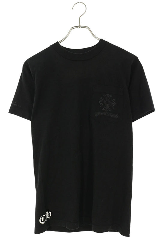 Chrome Hearts CH Plus Back Print Cotton T-Shirt Black Size S