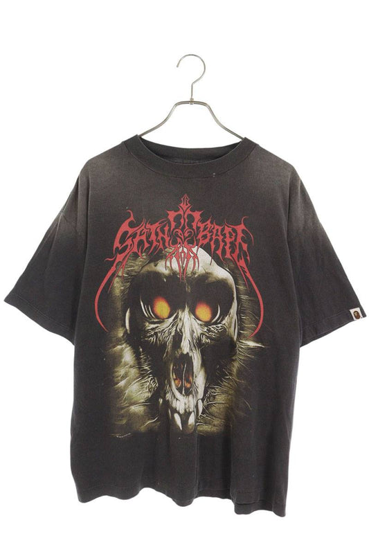 A BATHING APE x Saint Michael Vintage T-Shirt Black Size L