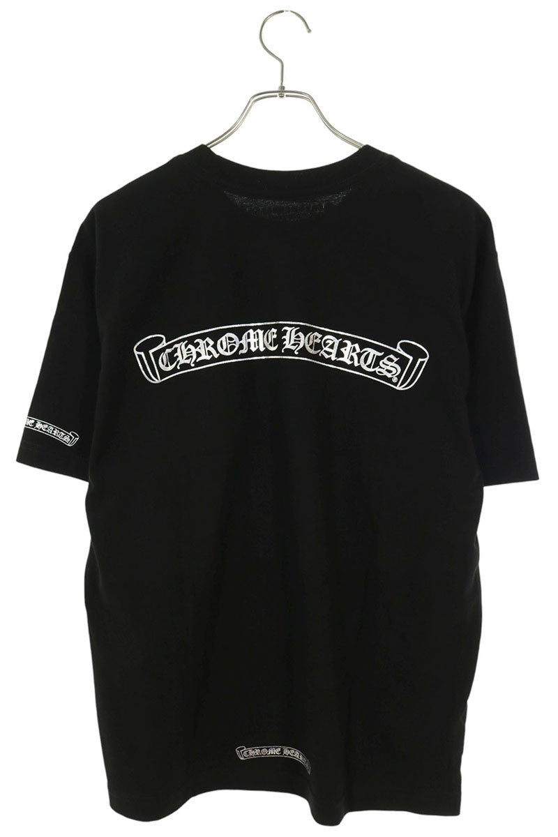Chrome Hearts Hologram Scroll Label T-Shirt Black Size M