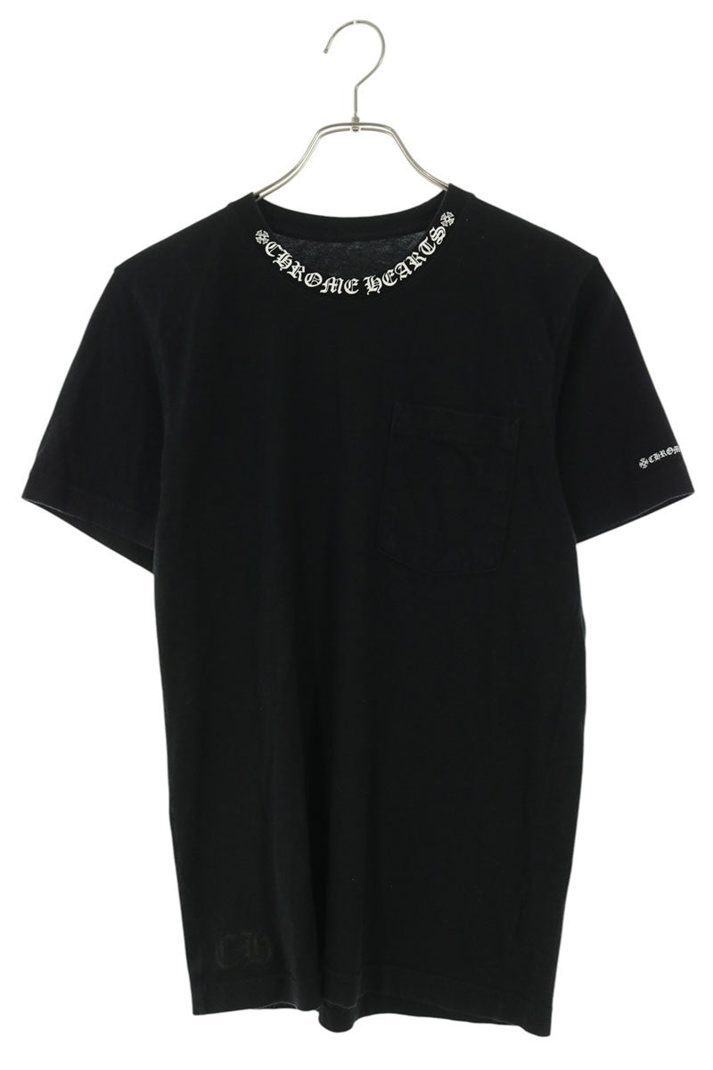 Chrome Hearts CH T-SHRT 1 Neck Print T-Shirt Black Size S