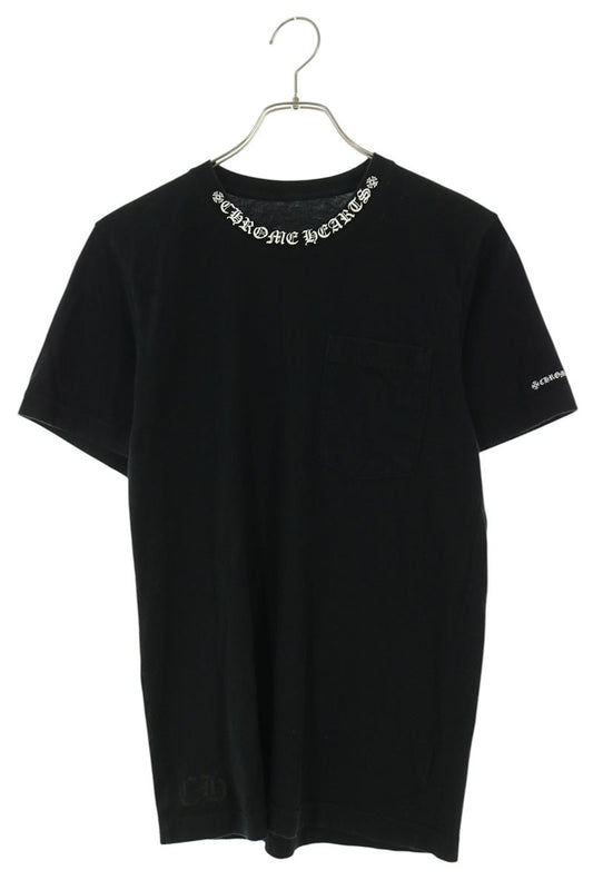 Chrome Hearts CH T-SHRT 1 Neck Print T-Shirt Black Size S