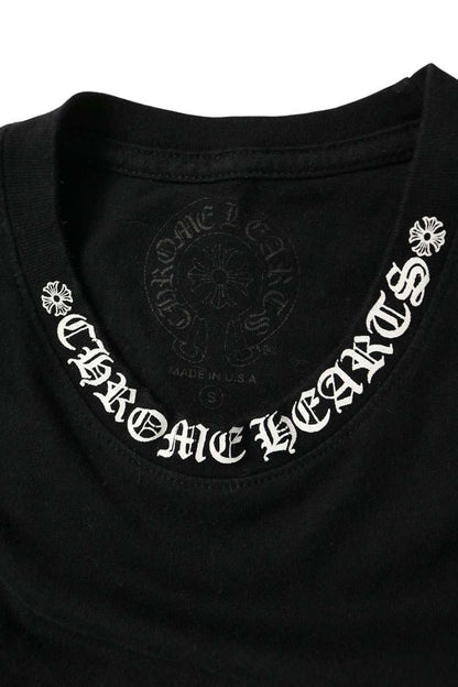 Chrome Hearts CH T-SHRT 1 Neck Print T-Shirt Black Size S
