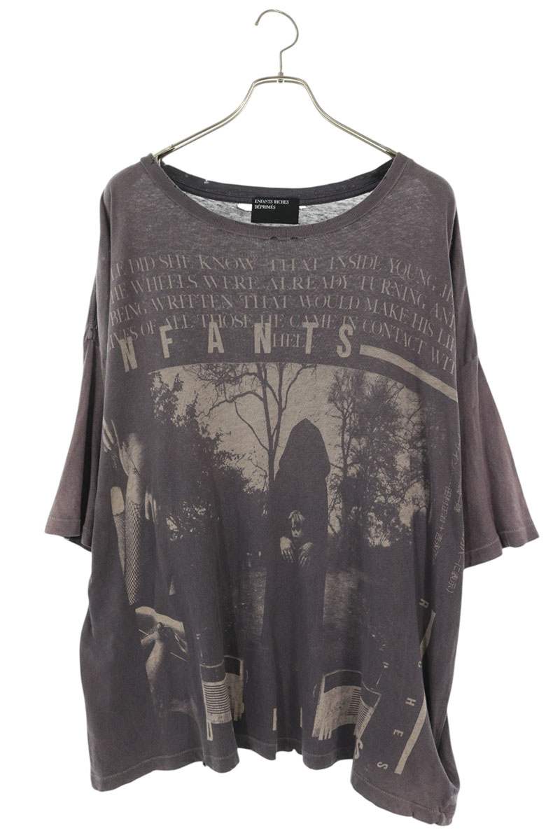ENFANTS RICHES DEPRIMES Jeremy T-Shirt Purple Size XXL