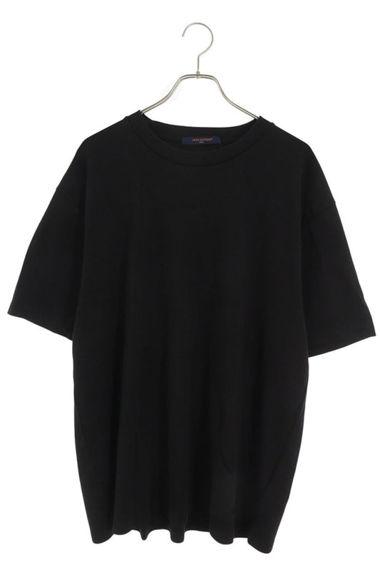 LOUISVUITTON 26SS LV Logo Embroidered Silk T-Shirt Size 4L
