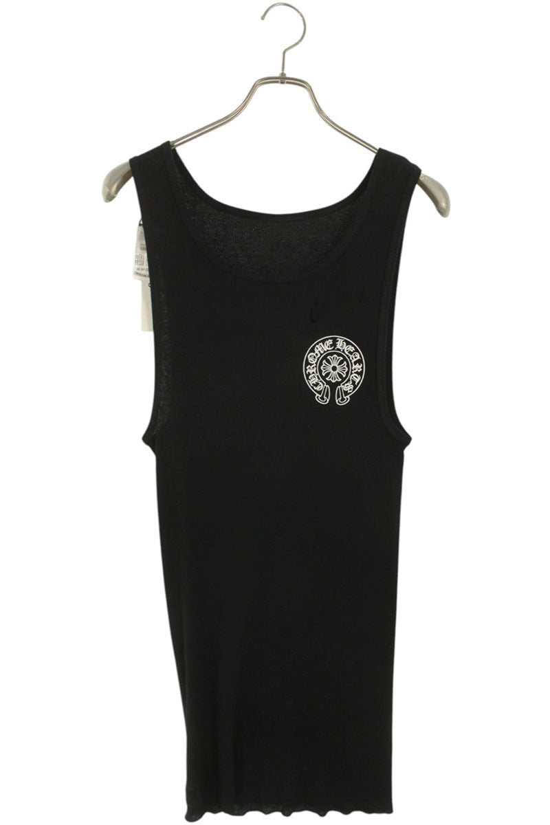Chrome Hearts Horseshoe Print Tank Top Black Size XL