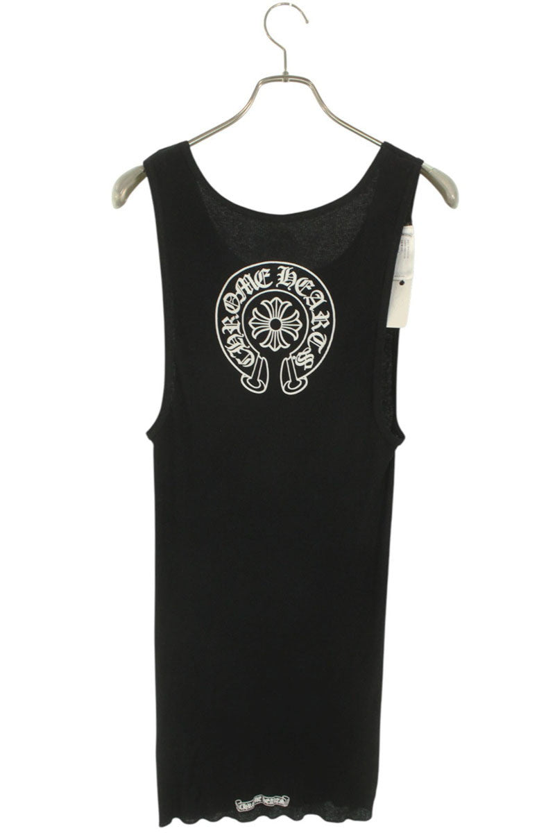 Chrome Hearts Horseshoe Print Tank Top Black Size XL