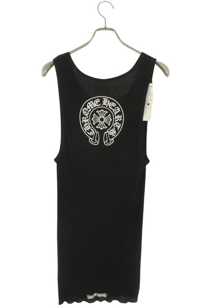 Chrome Hearts Horseshoe Print Tank Top Black Size XL