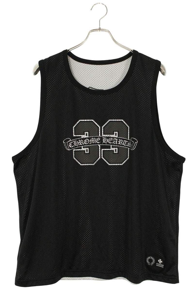 Chrome Hearts MESH WARM UP JERSEY Reversible Black Size L