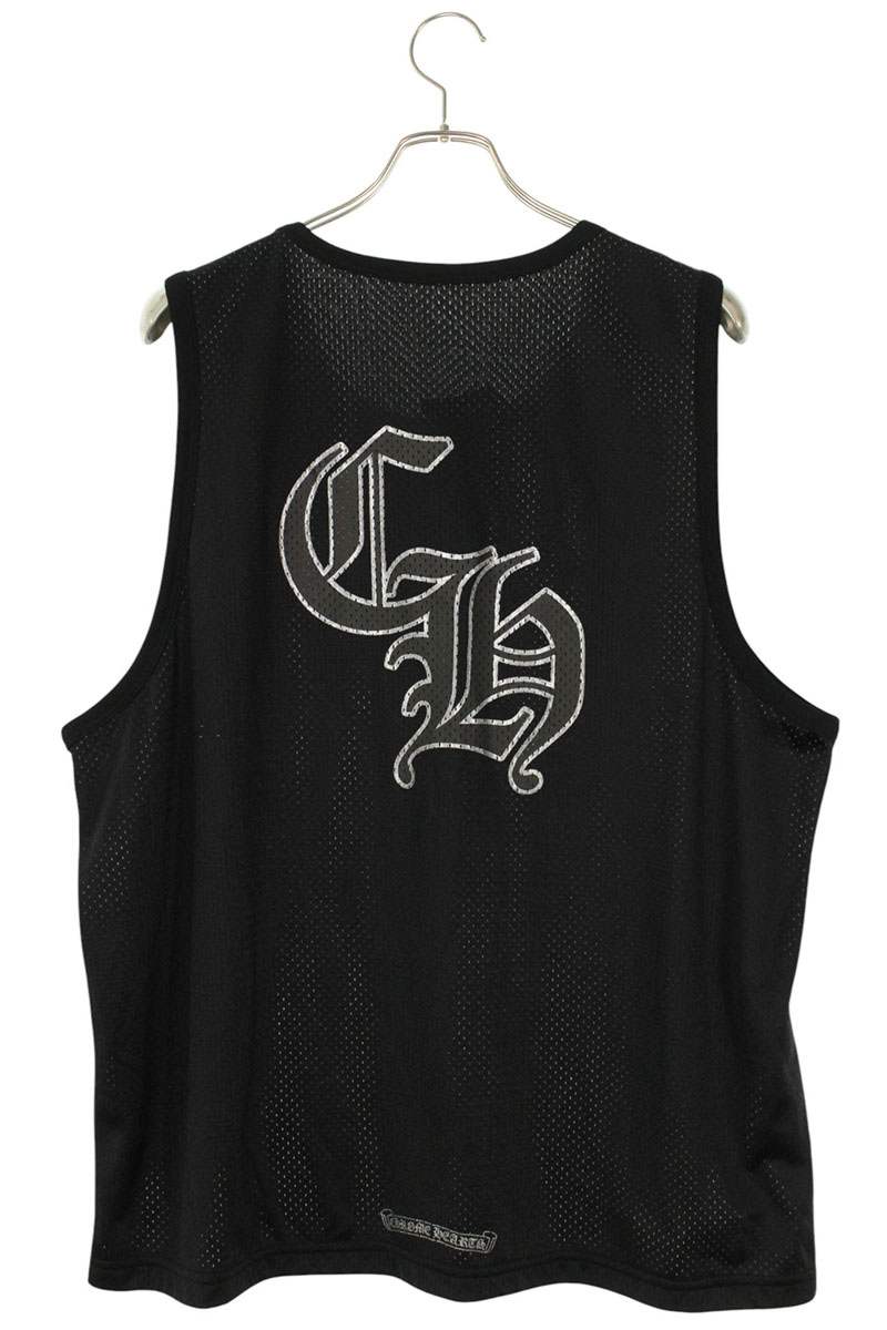 Chrome Hearts MESH WARM UP JERSEY Reversible Black Size L