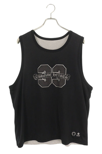 Chrome Hearts MESH WARM UP JERSEY Rev Tank Black/Gray Size L