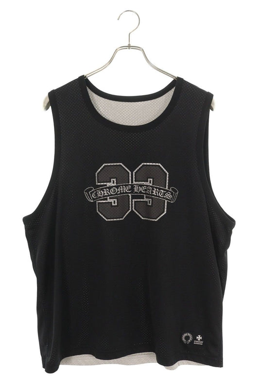 Chrome Hearts MESH WARM UP JERSEY Rev Tank Black/Gray Size L