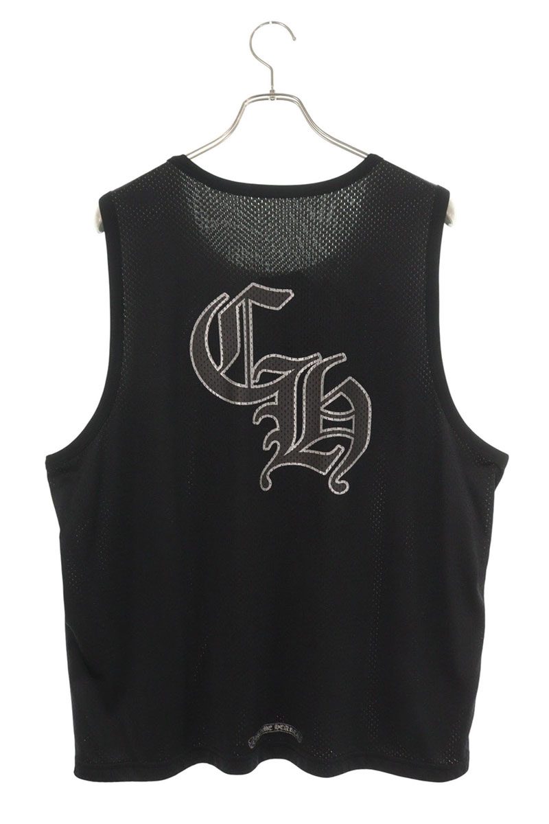 Chrome Hearts MESH WARM UP JERSEY Rev Tank Black/Gray Size L