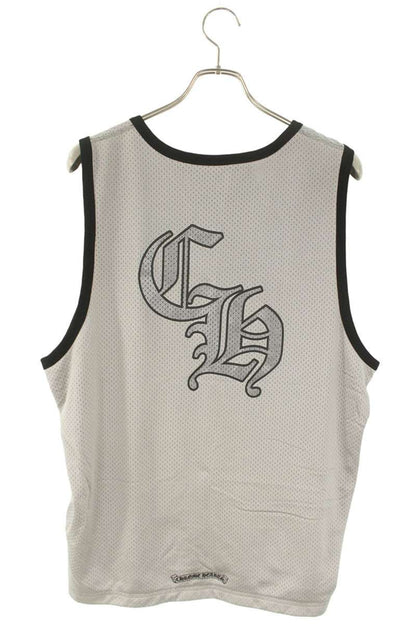 Chrome Hearts MESH WARM UP JERSEY CH Logo Print Tank Top Black Size L