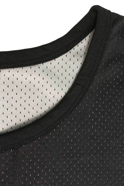 Chrome Hearts MESH WARM UP JERSEY CH Logo Print Tank Top Black Size L
