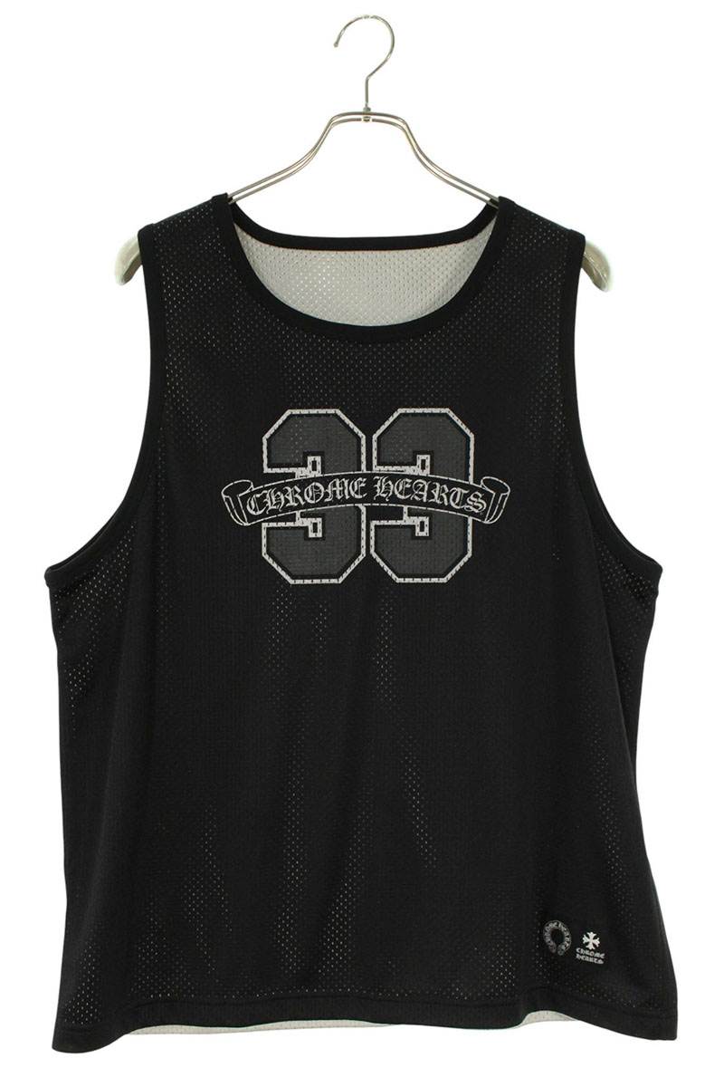 Chrome Hearts Reversible CH Logo Mesh Tank Top Size M
