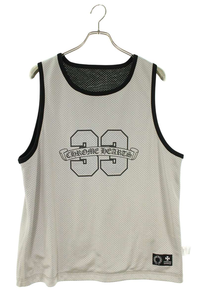 Chrome Hearts Reversible CH Logo Mesh Tank Top Size M