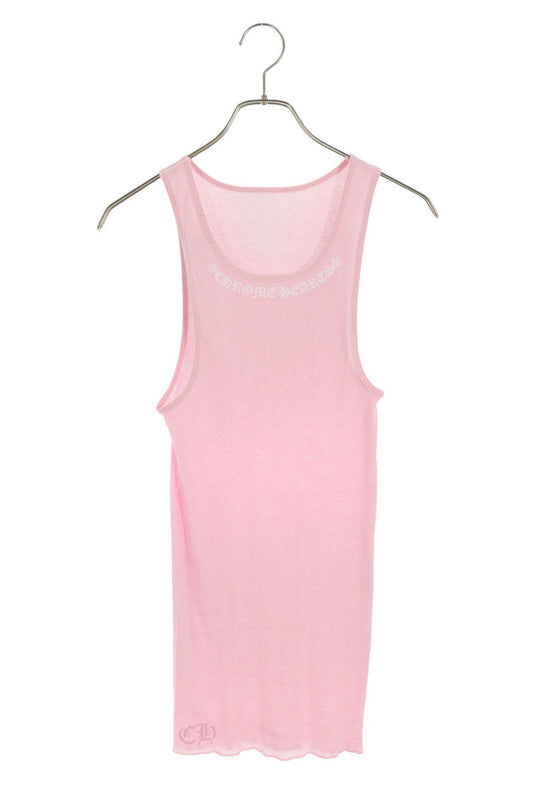 Chrome Hearts RIB TANK LOVE YOU Print Tank Top Size L