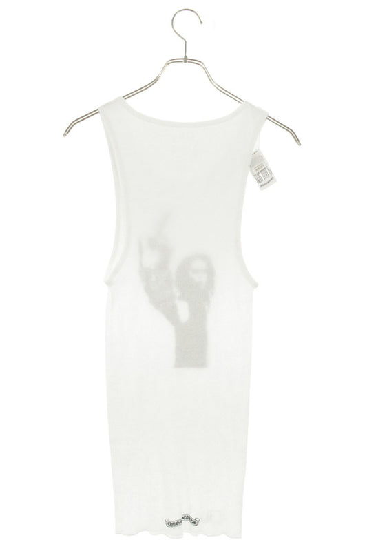Chrome Hearts RIB TANK Richard Stark Print White Size M