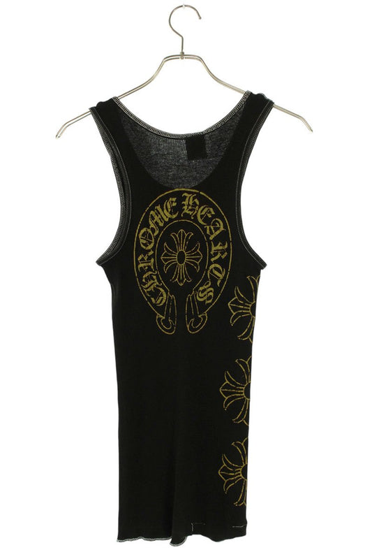 Chrome Hearts RIB TANK Back Horseshoe CH Plus Print Size S
