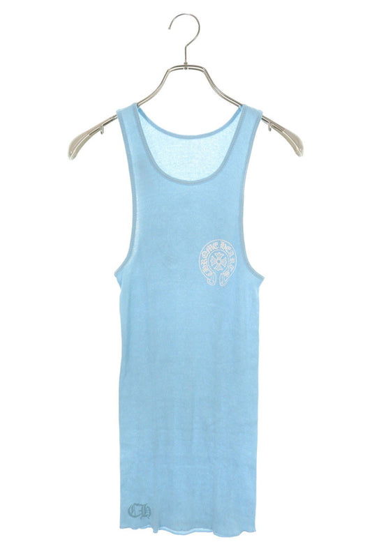 Chrome Hearts RIB TANK Horseshoe Print Tank Top Light Size L