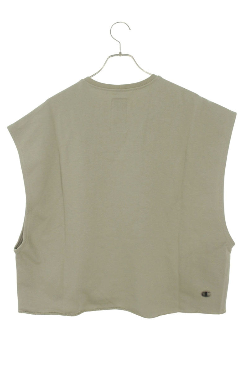 Rick Owens x Champion Cropped Sleeveless Top Green Size XS