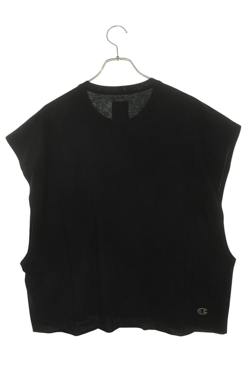 Rick Owens x Champion Logo Embroidery Tank Top Black Size S