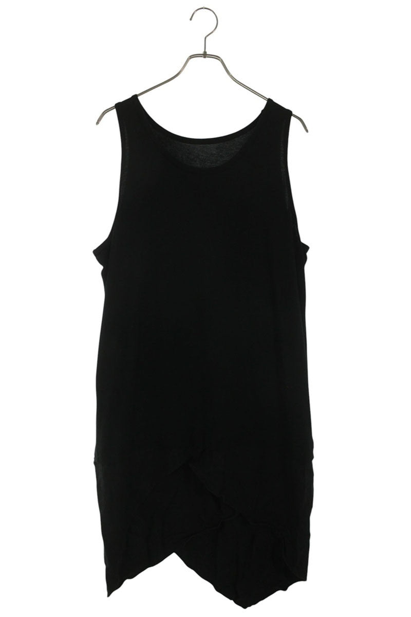 ROYAL FLASH Black Mixed Fabric Tank Top Size L