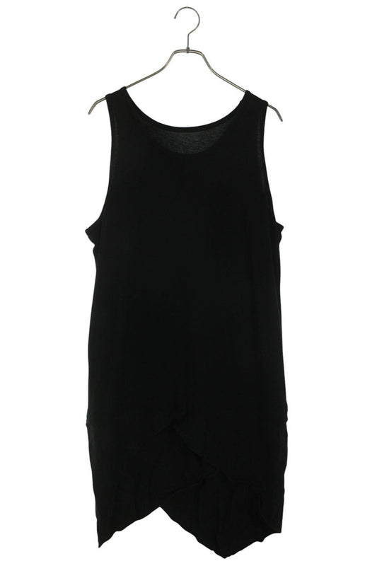 ROYAL FLASH Black Mixed Fabric Tank Top Size L