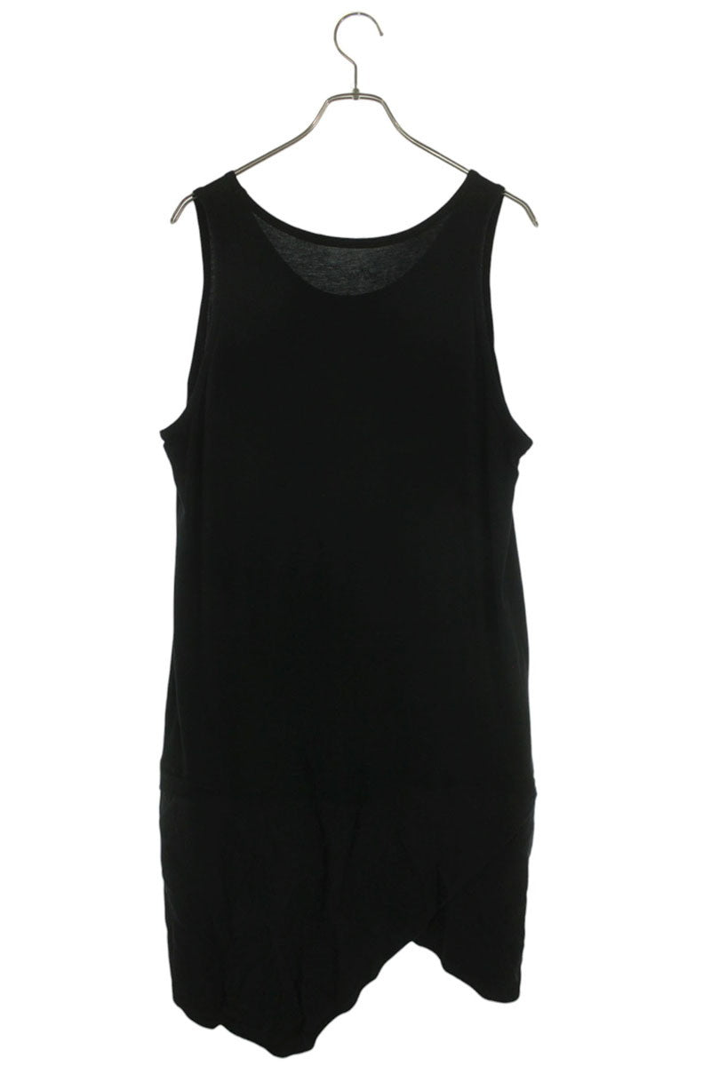 ROYAL FLASH Black Mixed Fabric Tank Top Size L