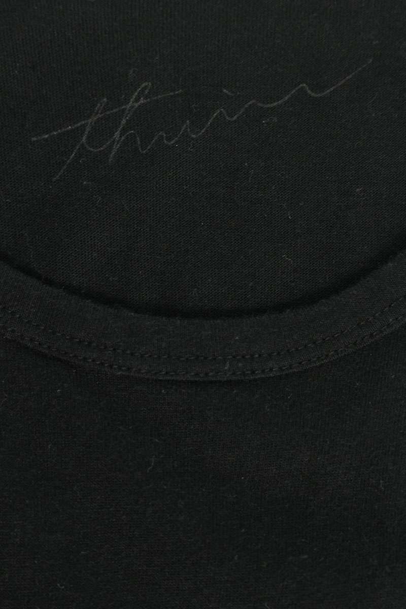 ROYAL FLASH Black Mixed Fabric Tank Top Size L