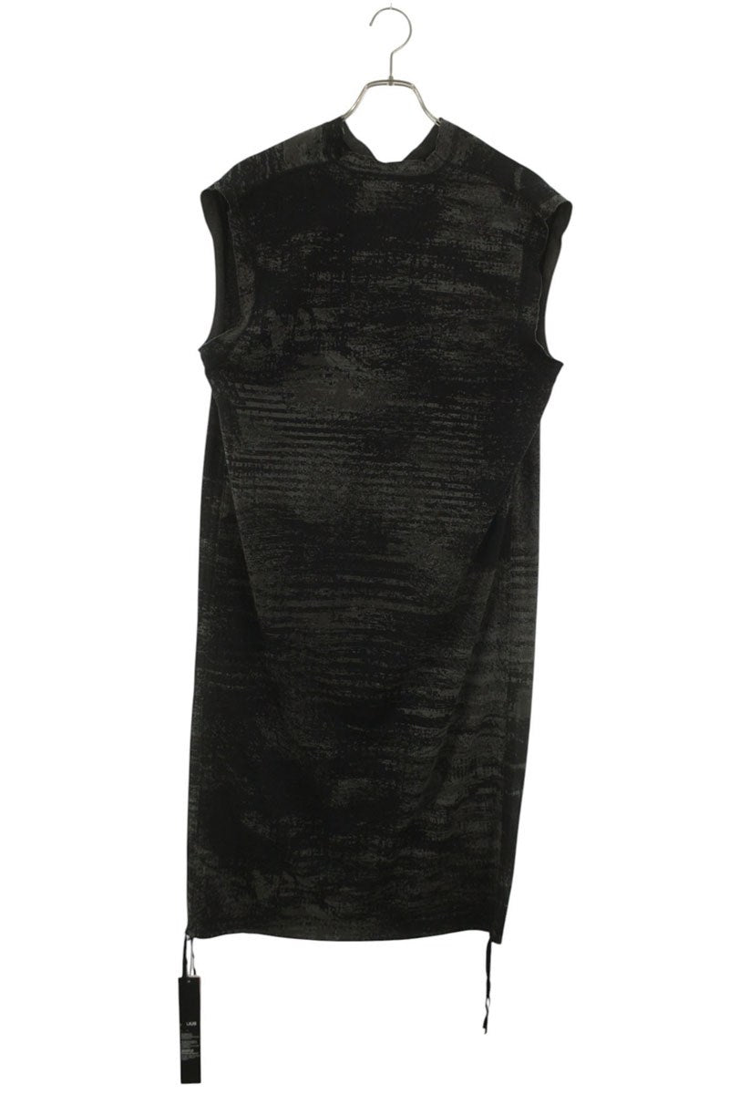 JULIUS Black Side Drape Design Sleeveless Top Size S