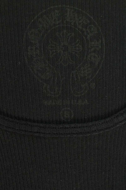 Chrome Hearts RIB TANK Back Cross Print Tank Top Size S