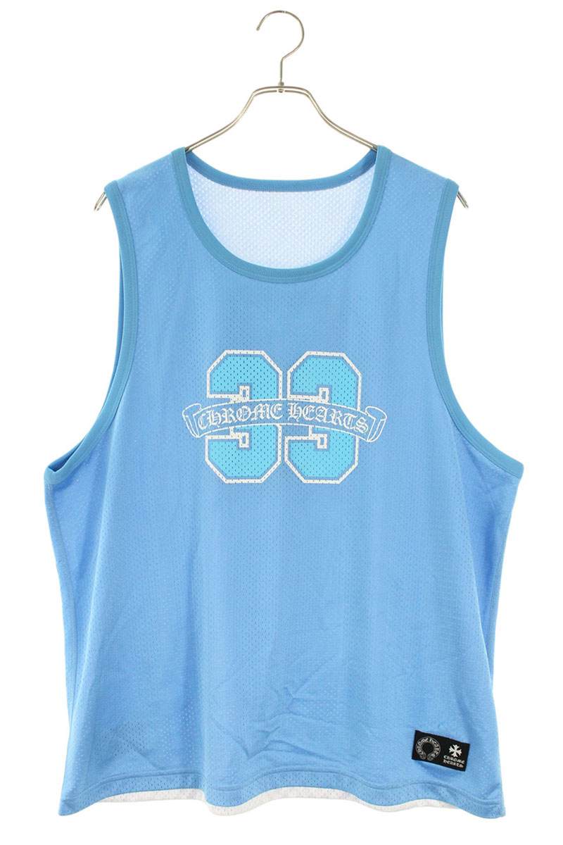 Chrome Hearts MESH WARM UP JERSEY CH Logo Blue Size L