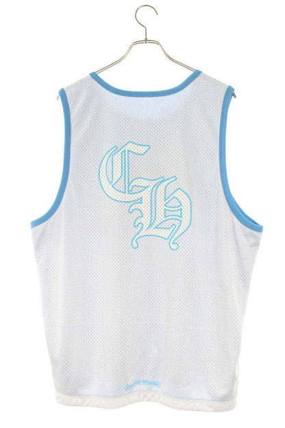 Chrome Hearts MESH WARM UP JERSEY CH Logo Blue Size L